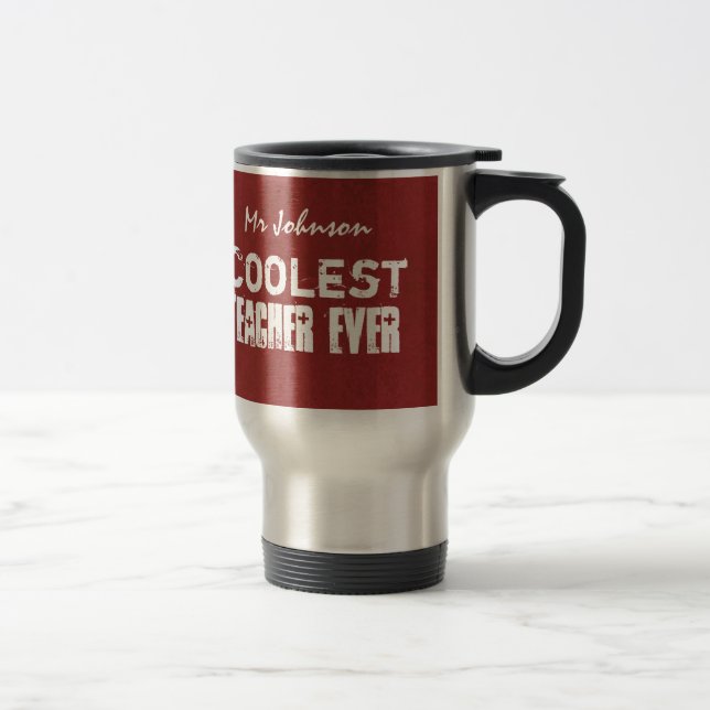 Del profesor el regalo más fresco de la taza del (Derecha)