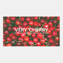 Del rojo anuncio Facebook de la cereza mismo