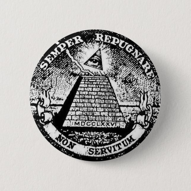 del semper del repugnare botón del servitum no (Anverso)
