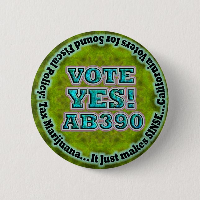 Del voto botón AB390 SÍ (Anverso)
