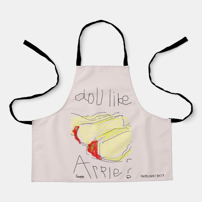 DELANTAL アップル好き？ (Anverso)