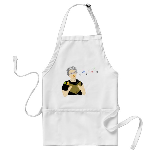 DELANTAL  歌う婦人エプロン (Frente)