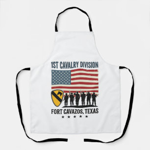 Delantal 1ª División de Caballería Fort Hood Camiseta Milit