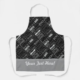 Delantal 100.ª fiesta de cumpleaños: regalos personalizados