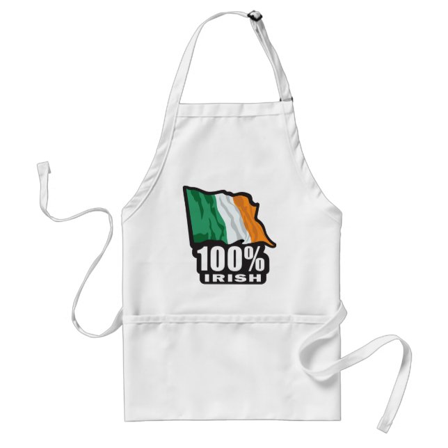 DELANTAL  100%-IRLANDÉS (Frente)