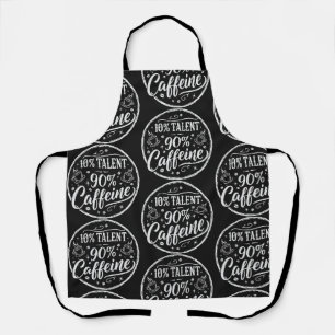 Delantal 10% Talento 90% Cafeína