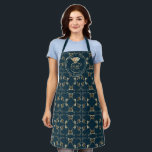 Delantal 16° Aniversario Boda Peridot Apron<br><div class="desc">Te acordaste,  a ella le encanta cocinar,  así que ¡no se complacerá! ¡Y si envuelves un poco dentro de este magnífico delantal inspirado por Faberge!</div>