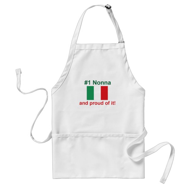 Delantal #1 italiano Nonna (abuela) (Frente)