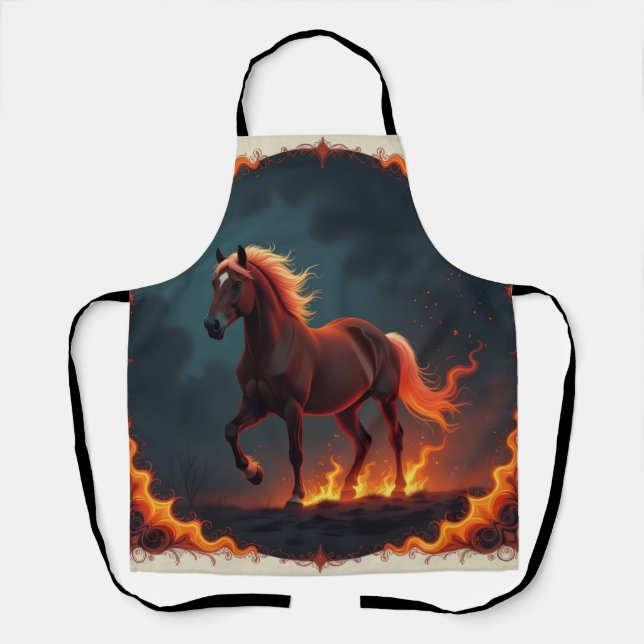 Delantal „2026 – Das Jahr des Feuerpferds“8 (Anverso)