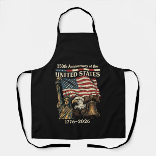 Delantal 250º Aniversario de Estados Unidos 250 Años 4º o