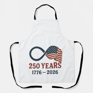 Delantal 250 Aniversario 1776-2026 Estados Unidos Patriótic