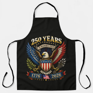 Delantal 250 años América 1776 2026 250 aniversario
