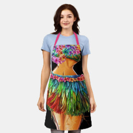Delantal 3.ᵉʳ Luau o Apron de la risa de cocina