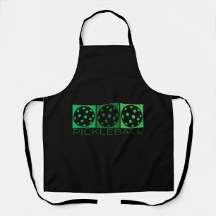 Delantal 3 Bolas de Pollo Verdes transparentes