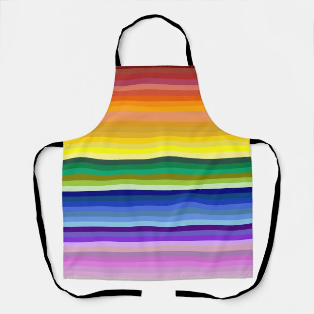 Delantal 42 Rayos Espectro Arcoiris (Anverso)