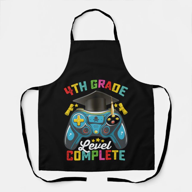 Delantal 4.º jugador de graduación completa de nivel (Anverso)