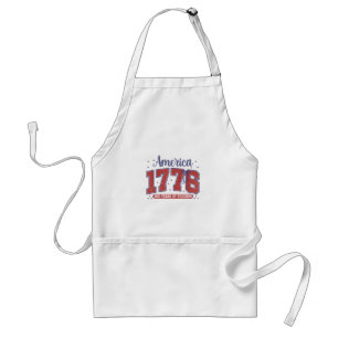 Delantal 4 de julio bandera americana vintage 250 años 1776