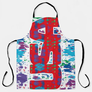 Delantal 4 th July usa/eeuu texto simplificado by Masanser