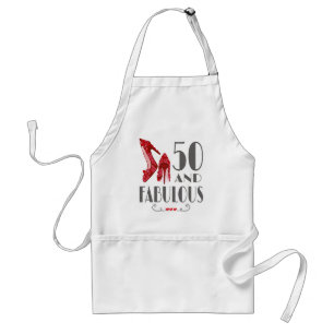 Delantal 50.º Regalo De Cumpleaños Im 50 Y Fabuloso Regalo