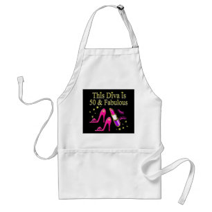 DELANTAL  50 Y FABULOSO DISEÑO DIVA