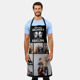 Delantal 6 Collages de fotos respaldan las quejas del abuel