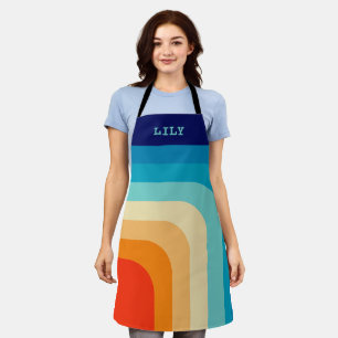 Delantal 70s Square Rainbow