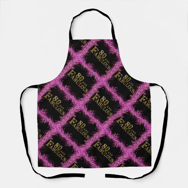 Delantal 80 cumpleaños (Anverso)