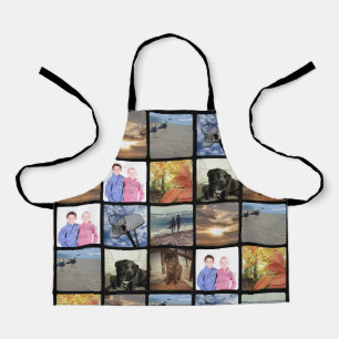 Delantal 8 niños de regalo de color completo de Collage de 