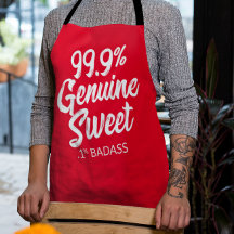 99.9% Dulce genuino.1% Apron Badass