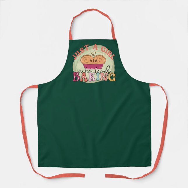 Delantal A chica le encanta cocinar (Anverso)