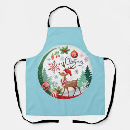 Delantal A Cozy Christmas Circle