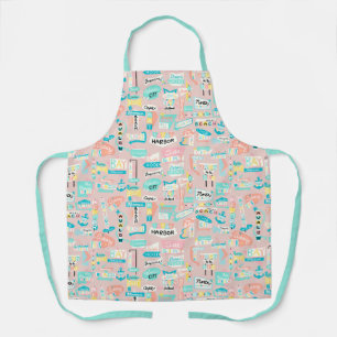 Delantal A lo largo de la playa de NJ Beach