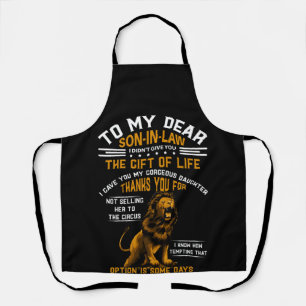 Delantal A mi querido yerno no te di el regalo