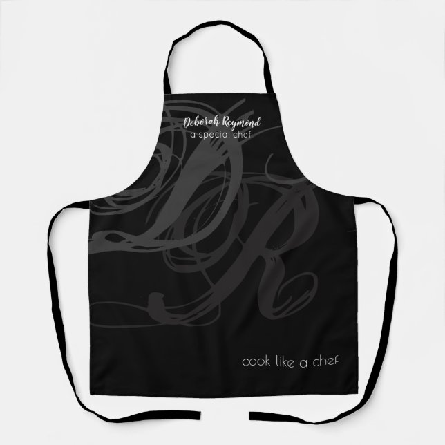 Delantal a special chef monogram (Anverso)