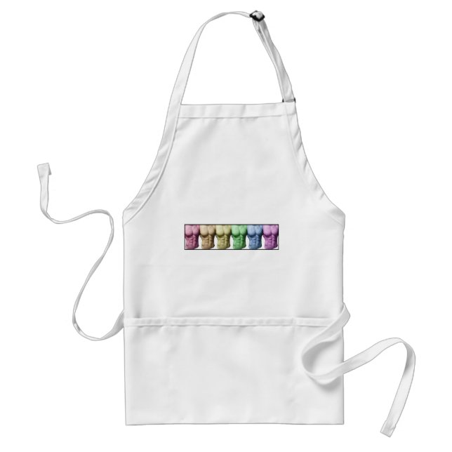 Delantal Abbas del arcoiris (Frente)