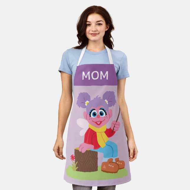 Delantal Abby Cadabby | Making S'mores | Añadir su nombre (Gastado)