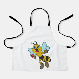 Delantal Abeja con flor
