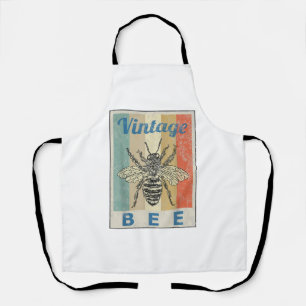 Delantal Abeja de estilo vintage Reina miel apicultura