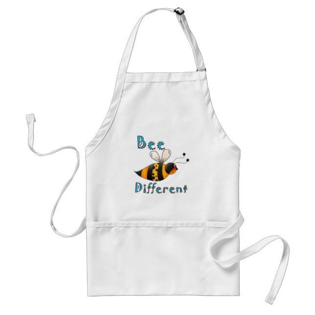 Delantal Abeja Diferente Manchada (Frente)