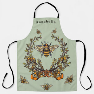 Delantal Abeja elegante personalizada