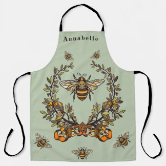 Delantal Abeja elegante personalizada 