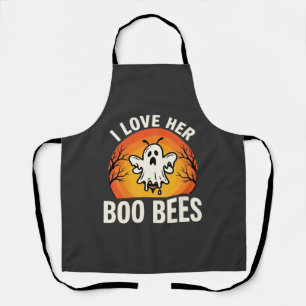 Delantal Abejas Boo Diseño Divertido de Abeja Fantasma de H