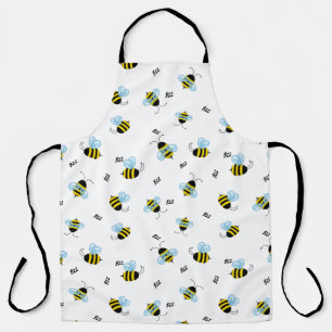 Delantal Abejas bulliciosas y alegres bugs en los jardines