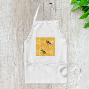 Delantal Abejas de miel en modelo de abeja brillante