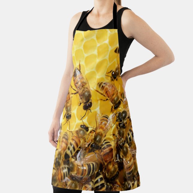 Delantal Abejas en Honeycomb (in situ)