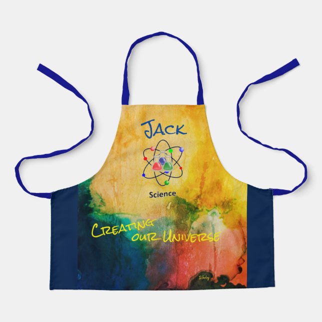 Delantal Abejas Ocupadas Niños Impresión De Todo El Mundo (Anverso)