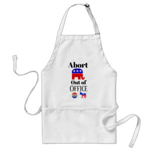 Delantal Abortar GOP fuera de la oficina Apron