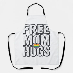 Delantal Abrazos Gratis de Mamá Orgullo Corazón Diseño de C