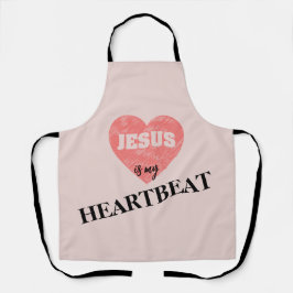 Delantal Abrel de ritmo cardíaco de Jesús