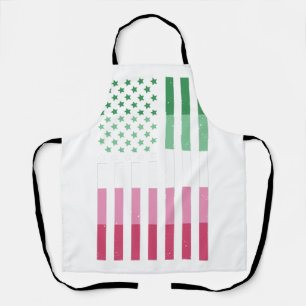 Delantal Abrosexual Bandera de Estados Unidos LGBT regalo A